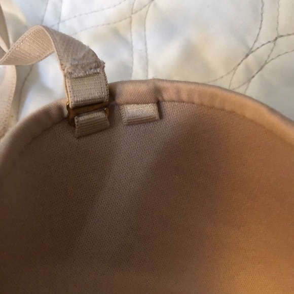 Cream push-up bra w/removable straps 34D - Picture 4 of 8
